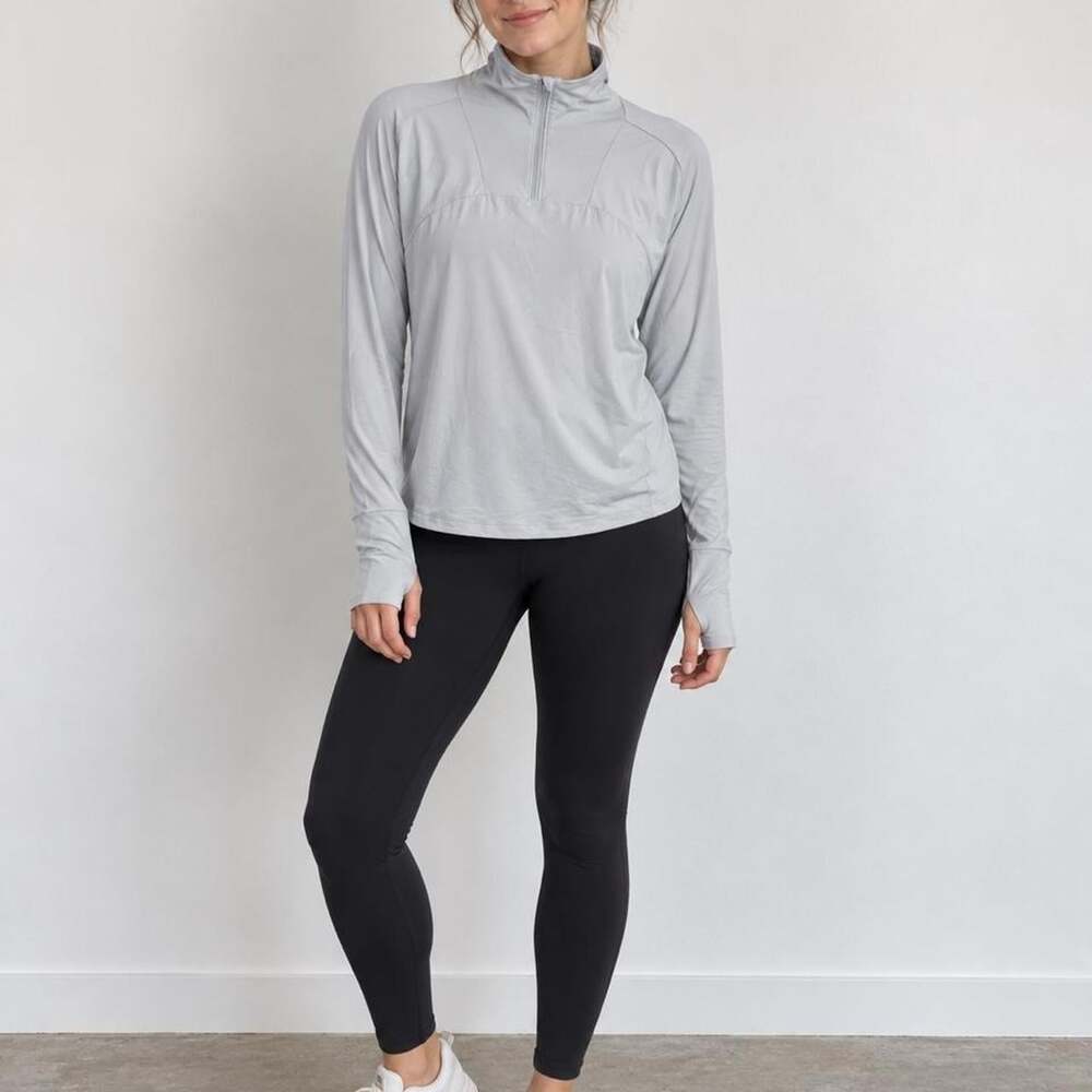 Layer 8 Women's Grey and Blue Shirt